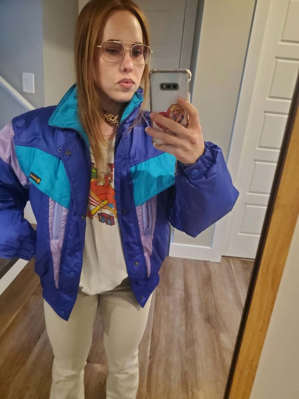 Retro Colorblock Ski Jacket - Picture 10 of 13